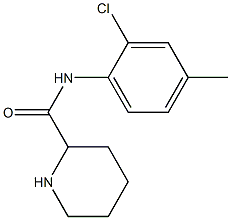 N-(2-chloro-4-methylphenyl)piperidine-2-carboxamide Struktur