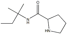 N-(2-methylbutan-2-yl)pyrrolidine-2-carboxamide Structure