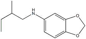 N-(2-methylbutyl)-2H-1,3-benzodioxol-5-amine Struktur