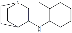 N-(2-methylcyclohexyl)-1-azabicyclo[2.2.2]octan-3-amine Struktur