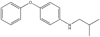 N-(2-methylpropyl)-4-phenoxyaniline Struktur