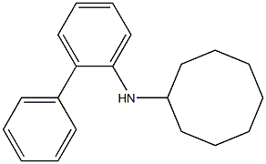 N-(2-phenylphenyl)cyclooctanamine Struktur