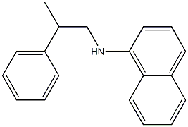 N-(2-phenylpropyl)naphthalen-1-amine Struktur