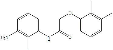 N-(3-amino-2-methylphenyl)-2-(2,3-dimethylphenoxy)acetamide Struktur