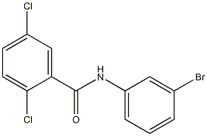 N-(3-bromophenyl)-2,5-dichlorobenzamide Struktur