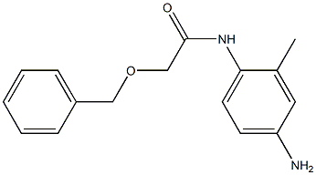 N-(4-amino-2-methylphenyl)-2-(benzyloxy)acetamide Struktur