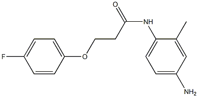 N-(4-amino-2-methylphenyl)-3-(4-fluorophenoxy)propanamide Struktur