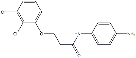 N-(4-aminophenyl)-3-(2,3-dichlorophenoxy)propanamide Structure