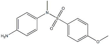 N-(4-aminophenyl)-4-methoxy-N-methylbenzene-1-sulfonamide Struktur