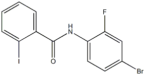 N-(4-bromo-2-fluorophenyl)-2-iodobenzamide Struktur