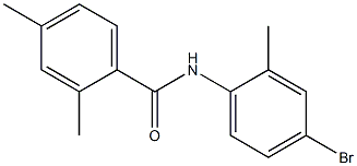 N-(4-bromo-2-methylphenyl)-2,4-dimethylbenzamide Struktur