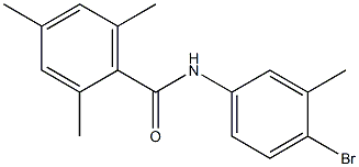 N-(4-bromo-3-methylphenyl)-2,4,6-trimethylbenzamide Struktur