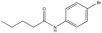 N-(4-bromophenyl)pentanamide Struktur