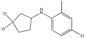 N-(4-chloro-2-methylphenyl)-N-(1,1-dioxidotetrahydrothien-3-yl)amine Struktur