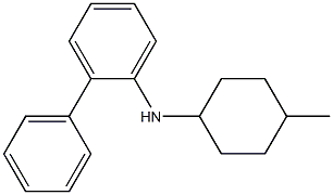 N-(4-methylcyclohexyl)-2-phenylaniline Struktur