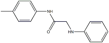 N-(4-methylphenyl)-2-(phenylamino)acetamide Struktur