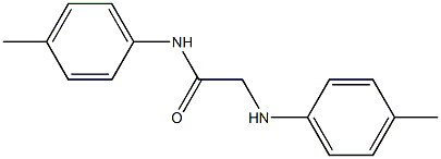 N-(4-methylphenyl)-2-[(4-methylphenyl)amino]acetamide Struktur