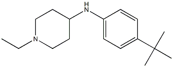 N-(4-tert-butylphenyl)-1-ethylpiperidin-4-amine Struktur