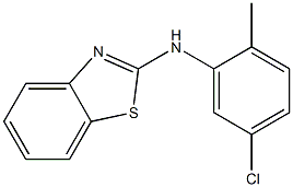 N-(5-chloro-2-methylphenyl)-1,3-benzothiazol-2-amine Struktur