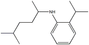 N-(5-methylhexan-2-yl)-2-(propan-2-yl)aniline Struktur