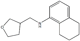 N-(oxolan-3-ylmethyl)-5,6,7,8-tetrahydronaphthalen-1-amine Struktur