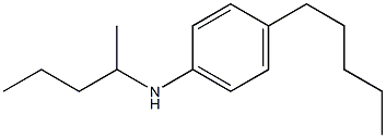 N-(pentan-2-yl)-4-pentylaniline Struktur