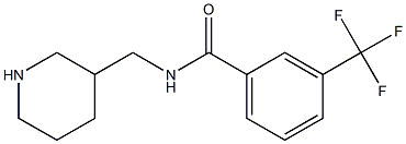 N-(piperidin-3-ylmethyl)-3-(trifluoromethyl)benzamide Struktur