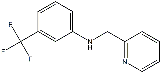 N-(pyridin-2-ylmethyl)-3-(trifluoromethyl)aniline Struktur