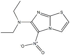 N,N-diethyl-5-nitroimidazo[2,1-b][1,3]thiazol-6-amine Struktur