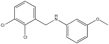 N-[(2,3-dichlorophenyl)methyl]-3-methoxyaniline Struktur