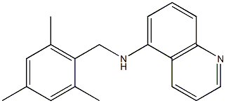 N-[(2,4,6-trimethylphenyl)methyl]quinolin-5-amine Struktur