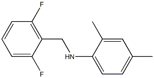 N-[(2,6-difluorophenyl)methyl]-2,4-dimethylaniline Struktur