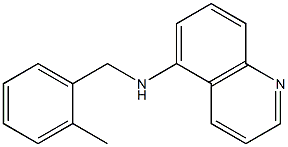 N-[(2-methylphenyl)methyl]quinolin-5-amine Struktur