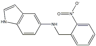 N-[(2-nitrophenyl)methyl]-1H-indol-5-amine Struktur