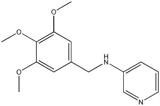 N-[(3,4,5-trimethoxyphenyl)methyl]pyridin-3-amine Struktur