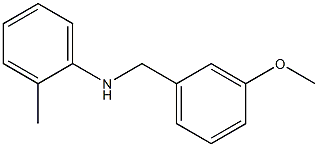 N-[(3-methoxyphenyl)methyl]-2-methylaniline Struktur