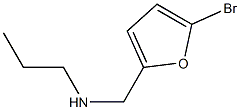 N-[(5-bromo-2-furyl)methyl]-N-propylamine Struktur