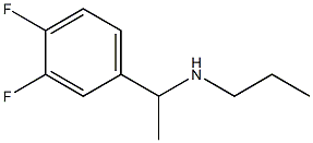 N-[1-(3,4-difluorophenyl)ethyl]-N-propylamine Struktur