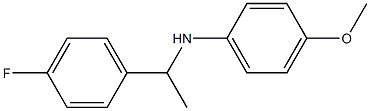 N-[1-(4-fluorophenyl)ethyl]-4-methoxyaniline Struktur