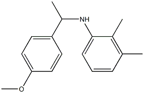 N-[1-(4-methoxyphenyl)ethyl]-2,3-dimethylaniline Struktur