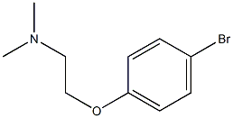 N-[2-(4-bromophenoxy)ethyl]-N,N-dimethylamine Struktur