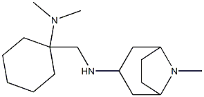 N-{[1-(dimethylamino)cyclohexyl]methyl}-8-methyl-8-azabicyclo[3.2.1]octan-3-amine Struktur