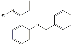 N-{1-[2-(benzyloxy)phenyl]propylidene}hydroxylamine Struktur