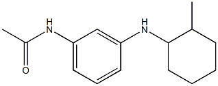 N-{3-[(2-methylcyclohexyl)amino]phenyl}acetamide Struktur