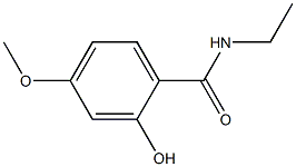 N-ethyl-2-hydroxy-4-methoxybenzamide Struktur