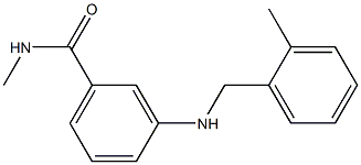 N-methyl-3-{[(2-methylphenyl)methyl]amino}benzamide Structure