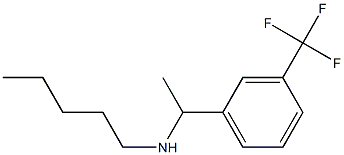 pentyl({1-[3-(trifluoromethyl)phenyl]ethyl})amine Struktur