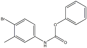 phenyl N-(4-bromo-3-methylphenyl)carbamate Struktur