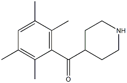 piperidin-4-yl(2,3,5,6-tetramethylphenyl)methanone Struktur