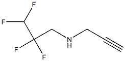 prop-2-yn-1-yl(2,2,3,3-tetrafluoropropyl)amine Struktur